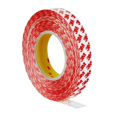 3M Lipni dvipusė juosta GPT-020F 500mm x 50m, sustiprinti klijai akrilas, pagrindas PET 205µm (vietoje 3M 9088-200)