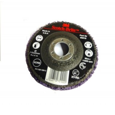 3M Šveitimo diskas XT-RD 115x22, S XCRS T27X, purpurinis/violetinis 3M Šveitimo diskas XT-RD 115x22, S XCRS T27X, purpurinis/violetinis