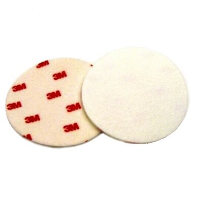 3M Kibus poliravimo diskas 127 mm veltininis Finesse-it (Hookit velcro stiklo), baltas 3M Kibus poliravimo diskas 127 mm veltininis Finesse-it (Hookit velcro stiklo), baltas