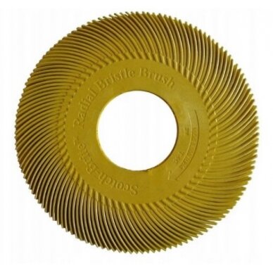 3M Siūlių valymo šepečio Bristle papildymas T-C 150x50.8 P80 minkštas, geltonas 1