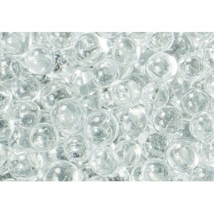 Abrazyvai stiklo rutuliukai (glass microbeads) 100-200 qm 25 kg maišas