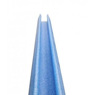 Apsauginis PE pakavimo profilis 45-60x2 m, U formos, mėlynas