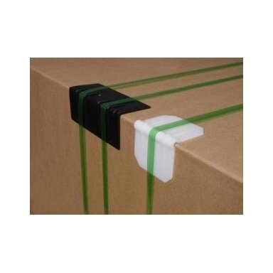 Apsauginiai plastikiniai pakavimo kampai 35x35 mm L formos (2000 vnt.)