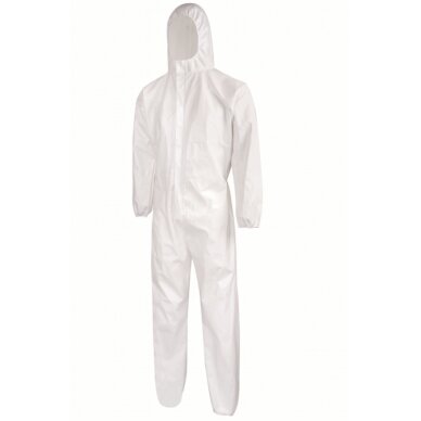 Apsauginis kombinezonas laminuotas 4510 FB-SPFH002, baltas, XL dydis Apsauginis kombinezonas laminuotas 4510 FB-SPFH002, baltas, XL dydis