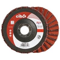CIBO Žiedlapinis diskas RCD 125x22 VFN+P150 (švelnus) kombinuotas