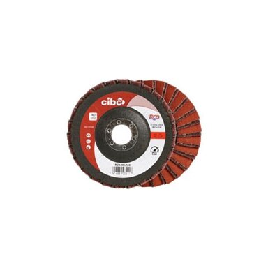CIBO Žiedlapinis diskas RCD 125x22 VFN+P150 (švelnus) kombinuotas