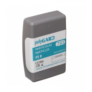 Dalelių filtras 793 prisukamas P3 plastikiniame korpuse PolyGard Dalelių filtras 793 prisukamas P3 plastikiniame korpuse PolyGard