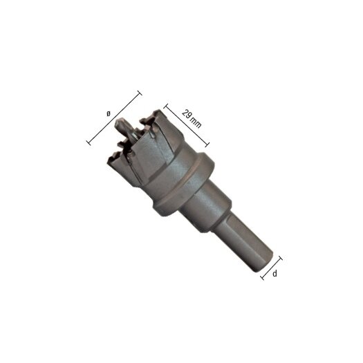 Gręžimo karūna plienui ECEF TCT INOX 15 mm