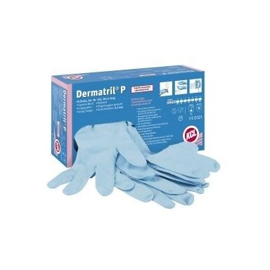 Honeywell Pirštinės KCL Dermatril P 743 10 dydis (50 vnt.)