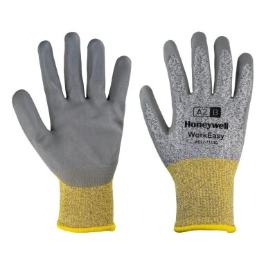 Honeywell Pirštinės Workeasy aplietos nitrilo puta NT, CUT A2/B, 10 dydis, pilka (atsparios pjūviams) Honeywell Pirštinės Workeasy aplietos nitrilo puta NT, CUT A2/B, 10 dydis, pilka (atsparios pjūviams)