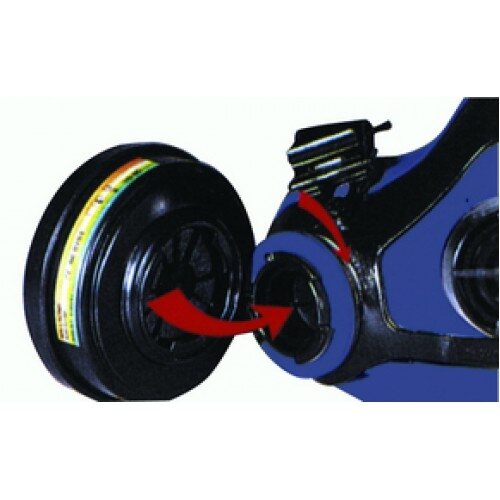 Honeywell Puskaukė filtravimo 6100V-EC Valuair Elastomer, L dydis 2 Honeywell Puskaukė filtravimo 6100V-EC Valuair Elastomer, L dydis 2