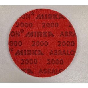 Kibus šlifavimo diskas Mirka Abralon 4442094 150mm P2000 J5, 5mm foam, red velour