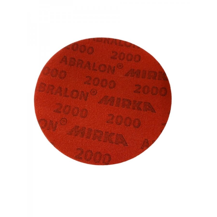 Kibus šlifavimo diskas Mirka Abralon 4442094 150mm P2000 J5, 5mm foam, red velour