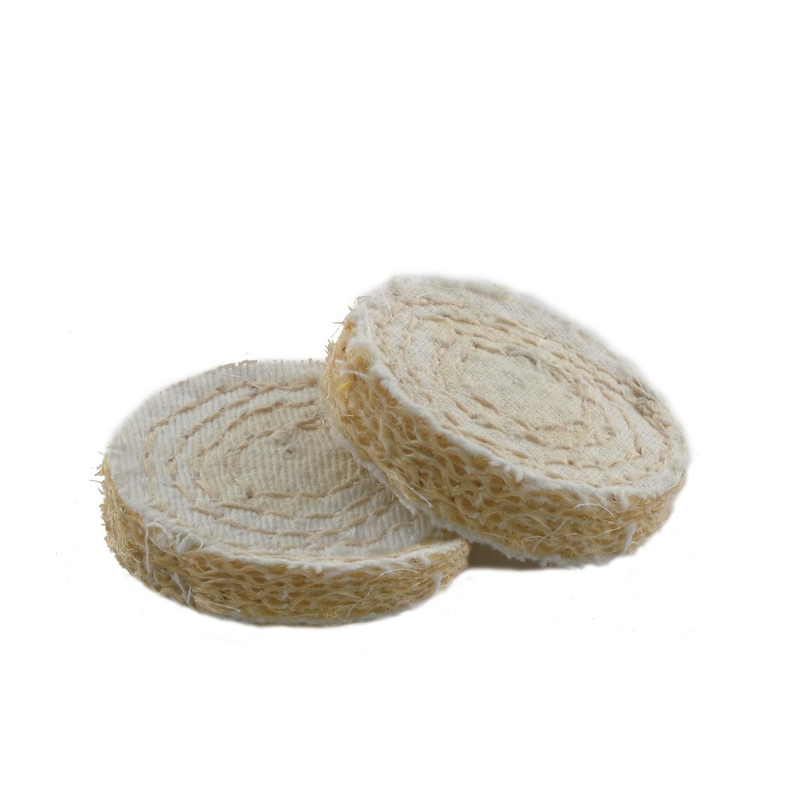 LEA Poliravimo diskas 50 mm x 12 mm Sisal DRY DOLLY, C/S tankiai susiūtas