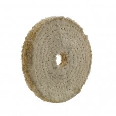 LEA Poliravimo diskas 100 mm x 1 sec. 20 mm vidinė skylė, Sisal AA Dry, C/S tankiai susiūtas