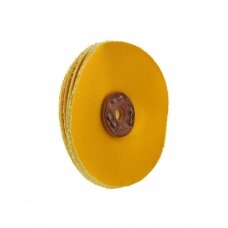 LEA Poliravimo diskas 130 mm, tapered bore, (12 fold) Calico Bronco Loosefold, geltonas
