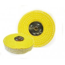 LEA Poliravimo diskas 200 mm x 2 sec. Sisal AA, C/S geltonas