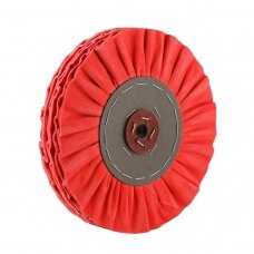LEA Poliravimo diskas 350 mm x 3 sec. 16 ply 2J No 6, ventiliuojamas, impregnuotas, raudona