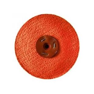 LEA Poliravimo diskas 150 mm x 1 sec. 0,65 mm pločio, Sisal Orange, C/S oranžinis