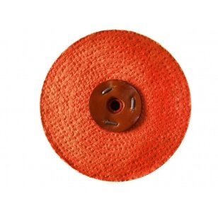 LEA Poliravimo diskas 150 mm x 1 sec, Sisal AA (Orange type), C/S raudona