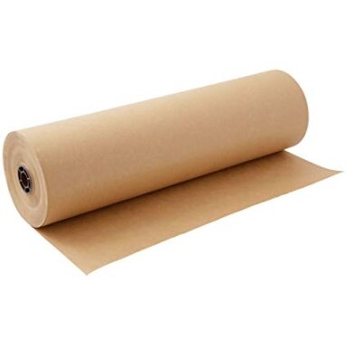 Maskavimo/ Pakavimo popierius "kraft" 0.3 x250m 100gsm, rudas