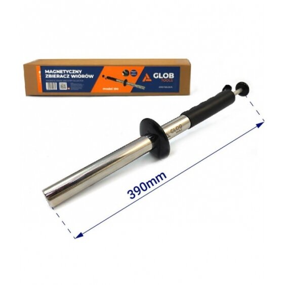Magnetinis metalo drožlių surinkimo įrankis, rankinis 580mm Magnetinis metalo drožlių surinkimo įrankis, rankinis 580mm