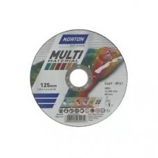 Norton pjovimo diskas C60T-BF41 125x1.0x22.23 Multi material