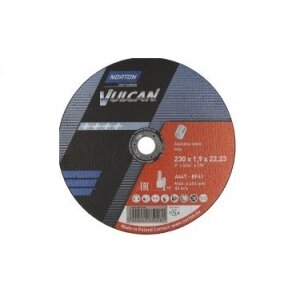 Norton pjovimo diskas A46T-BF41 230x1.9 x22.23 VULCAN INOX