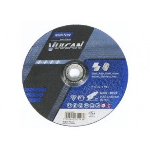 Norton Šlifavimo diskas A30Q-BF27 180x6.4x22.23 VULCAN METAL/INOX