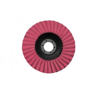 Norton Žiedlapinis diskas Conus R928 125x22 P60 QUANTUM Pink METAL/INOX