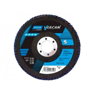 Norton Žiedlapinis diskas R842 125x22 P60 VULCAN METAL/INOX
