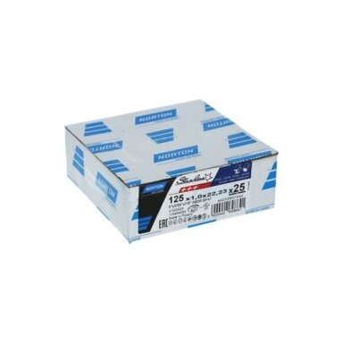 Norton pjovimo diskas A60R-BF41 125x1.0x22.23 STARLINE METAL/INOX