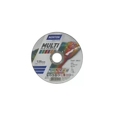 Norton pjovimo diskas C46T-BF41 230x1.9x22.23 Multi material Norton pjovimo diskas C46T-BF41 230x1.9x22.23 Multi material