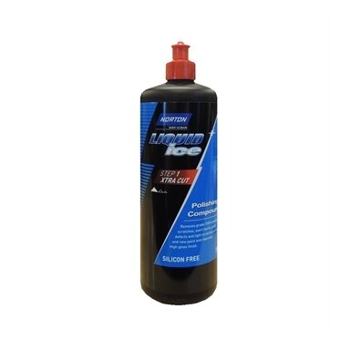 Norton poliravimo pasta Liquid Ice Step 1 Xtra Cut  (new), raudonas kamštelis,1 l