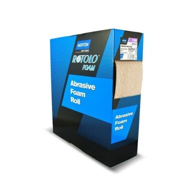 Norton Šlifavimo ritinys Pro A275 115mm x 25m P180 Rotolo foam (su porolonu)