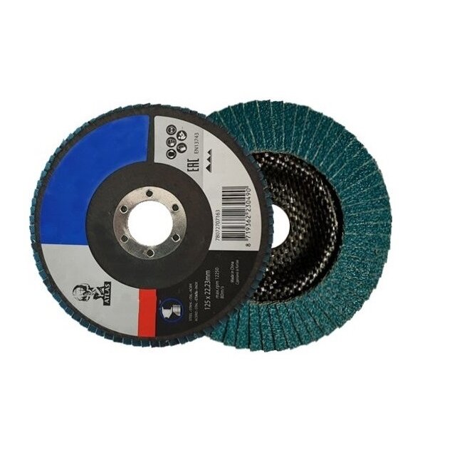 Norton Žiedlapinis diskas KX663 125x22 P40 ATLAS METAL/INOX