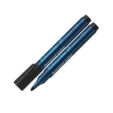 Permanentinis žymeklis Schneider Maxx 130 1-3 mm, apvaliu galiuku, juodas, metalui ir kitiems paviršiams Permanentinis žymeklis Schneider Maxx 130 1-3 mm, apvaliu galiuku, juodas, metalui ir kitiems paviršiams