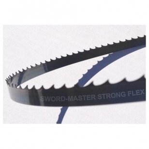 Pjovimo juosta medžiui ir spalvotiems metalams SWORD 10x0.65x3580 TPI4 Master Strong Flex