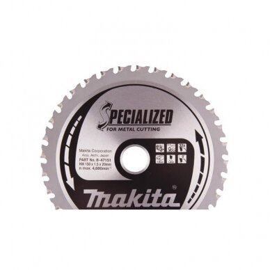 Pjovimo diskas Makita 150x20 32T DCS551, metalui (danties storis 1,5mm) Pjovimo diskas Makita 150x20 32T DCS551, metalui (danties storis 1,5mm)