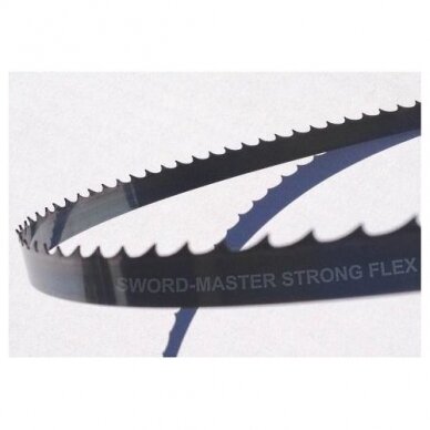 Pjovimo juosta medžiui ir spalvotiems metalams SWORD 13x0.65x2560 TPI4 Master Strong Flex Pjovimo juosta medžiui ir spalvotiems metalams SWORD 13x0.65x2560 TPI4 Master Strong Flex
