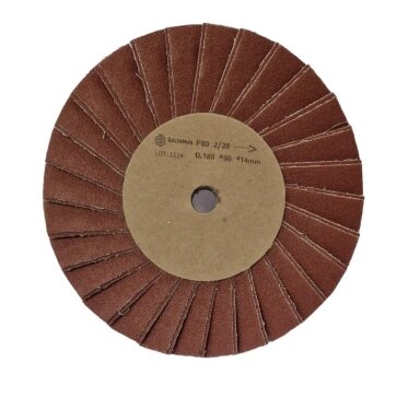 POL Šlifavimo diskas K512 180x90 x14 mm P120 (dvigubais lapeliais) V-type 2/36 POL Šlifavimo diskas K512 180x90 x14 mm P120 (dvigubais lapeliais) V-type 2/36