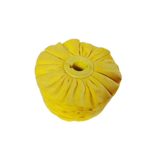 POL poliravimo cilindras VT-CP DQ BO51 120x50x19 medvilninis, ventiliuojamas, geltonas,  5x10 layers