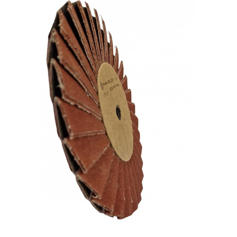 POL Šlifavimo diskas K512 180x90 x14 mm P80  (dvigubais lapeliais) V-type 2/36