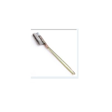 Rankinis vielinis šepetys 220/65 nerūdijančio plieno viela 0.20, vielos ilgis 15 mm, T15 Rankinis vielinis šepetys 220/65 nerūdijančio plieno viela 0.20, vielos ilgis 15 mm, T15