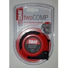 Ruletė BMI twoCOMP 5m. su magnetu