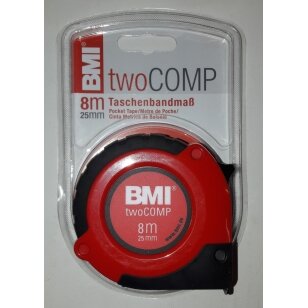 Ruletė BMI twoCOMP 8m. 25mm