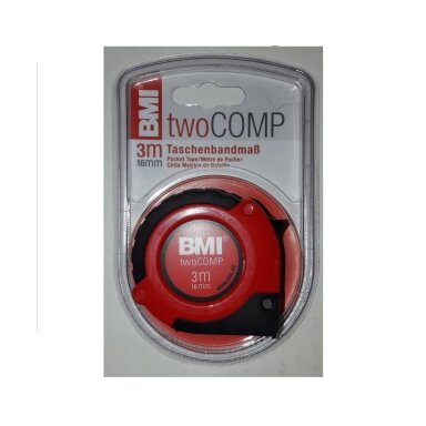 Ruletė BMI twoCOMP 3m. 16mm Ruletė BMI twoCOMP 3m. 16mm