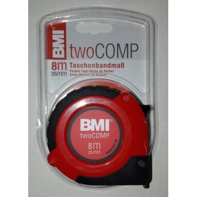 Ruletė BMI twoCOMP 8m. 25mm Ruletė BMI twoCOMP 8m. 25mm
