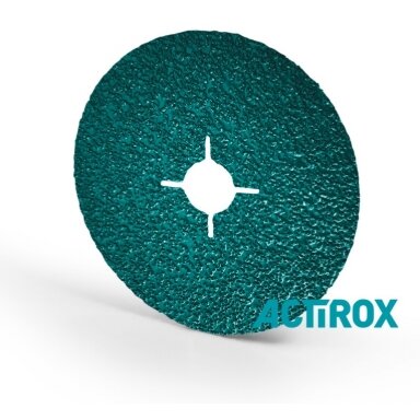 VSM Fiber diskas S1E/AF799 125x22 P60+ ACTIROX (juodam metalui)