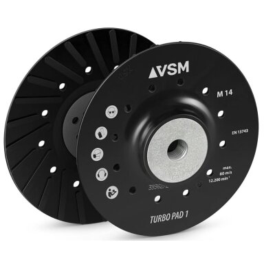 VSM Fiber padas ZFT1 150xM14 Turbo Pad 1, HARD VSM Fiber padas ZFT1 150xM14 Turbo Pad 1, HARD